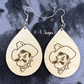 OSU® Engraved Earrings