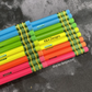 Engraved Ticonderoga Neon Pencils - Presharpened