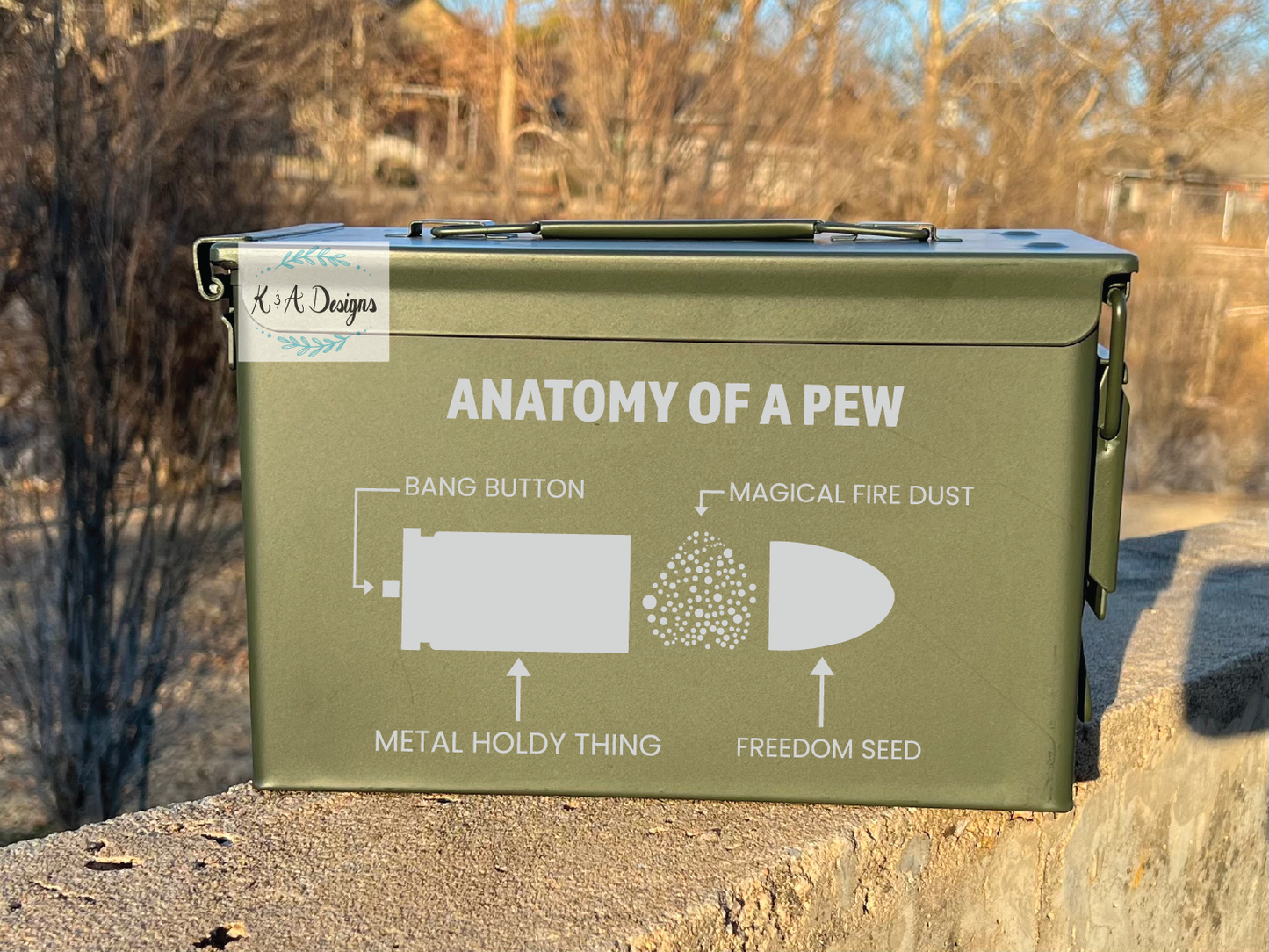 Anatomy of a Pew Ammo Can