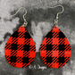 Buffalo Plaid Teardrop