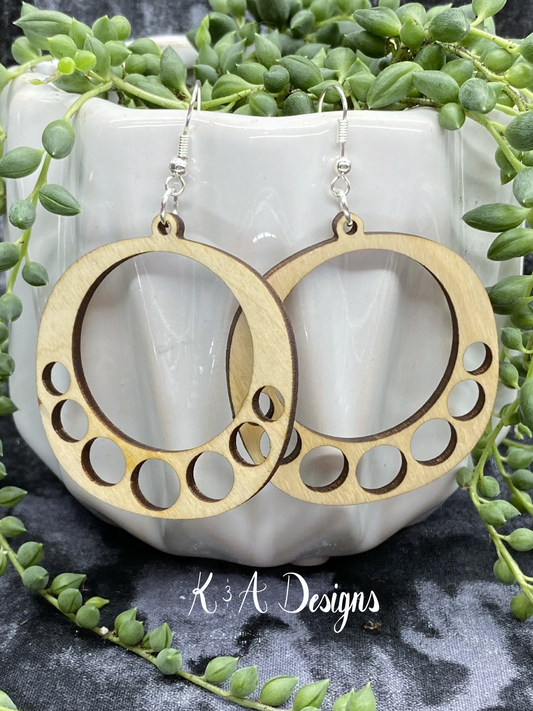 Circles Hanging Earrings