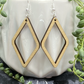 Geometric Outline Hanging Earrings