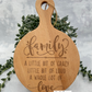 Family - Crazy, Loud, Love Cutting Board