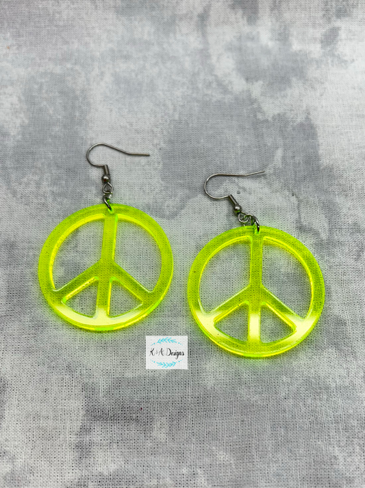 Peace Sign Earrings