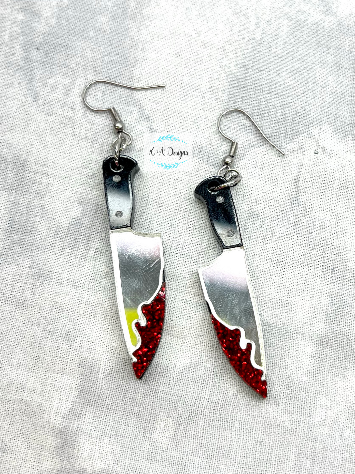 Bloody Knife Earrings