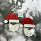 Acrylic Santa Earrings