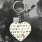 Heart keychain