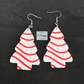 Snack Cake Tree Earrings