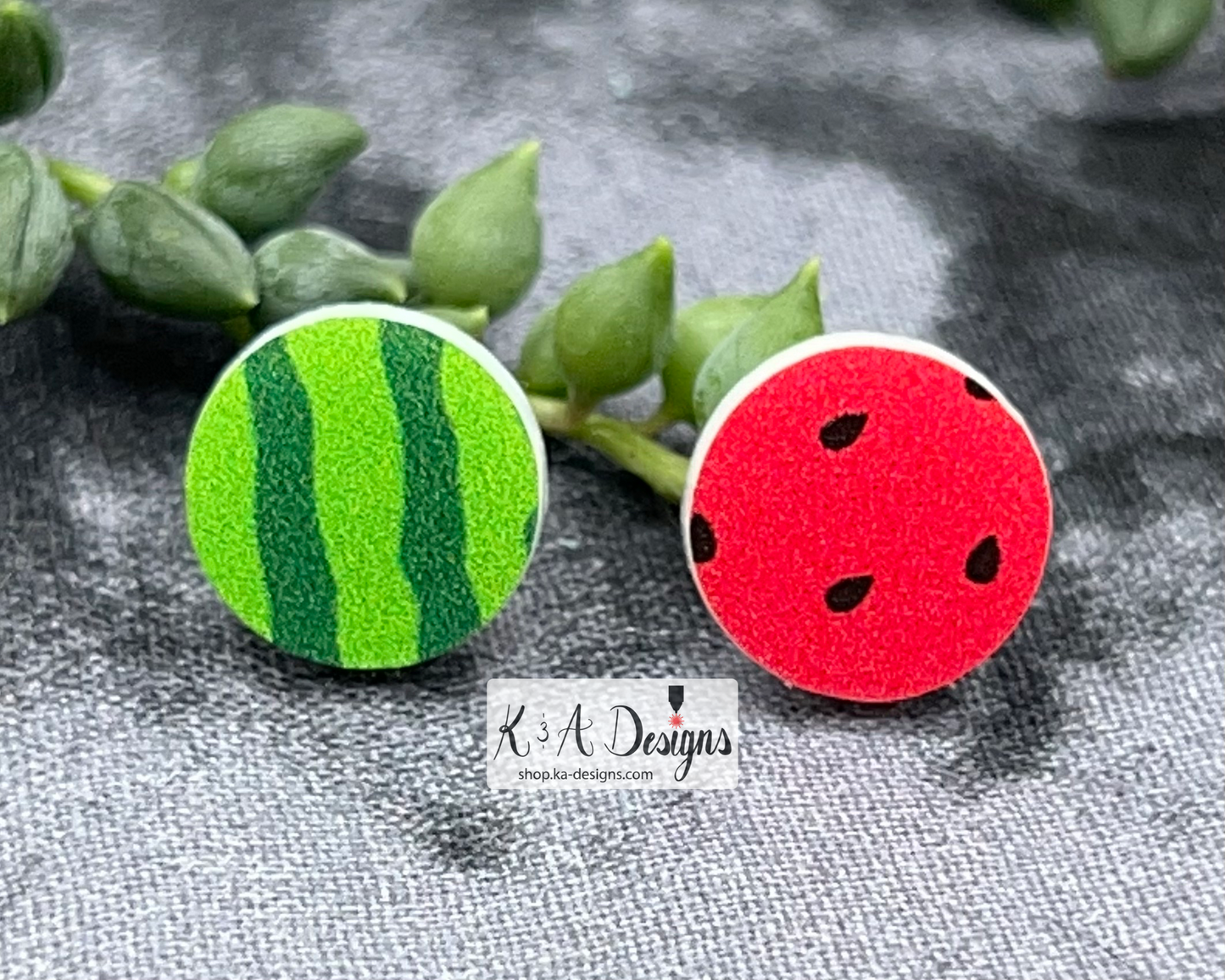 Circle Stud Earrings