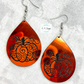 Swirl Pumpkin Teardrop