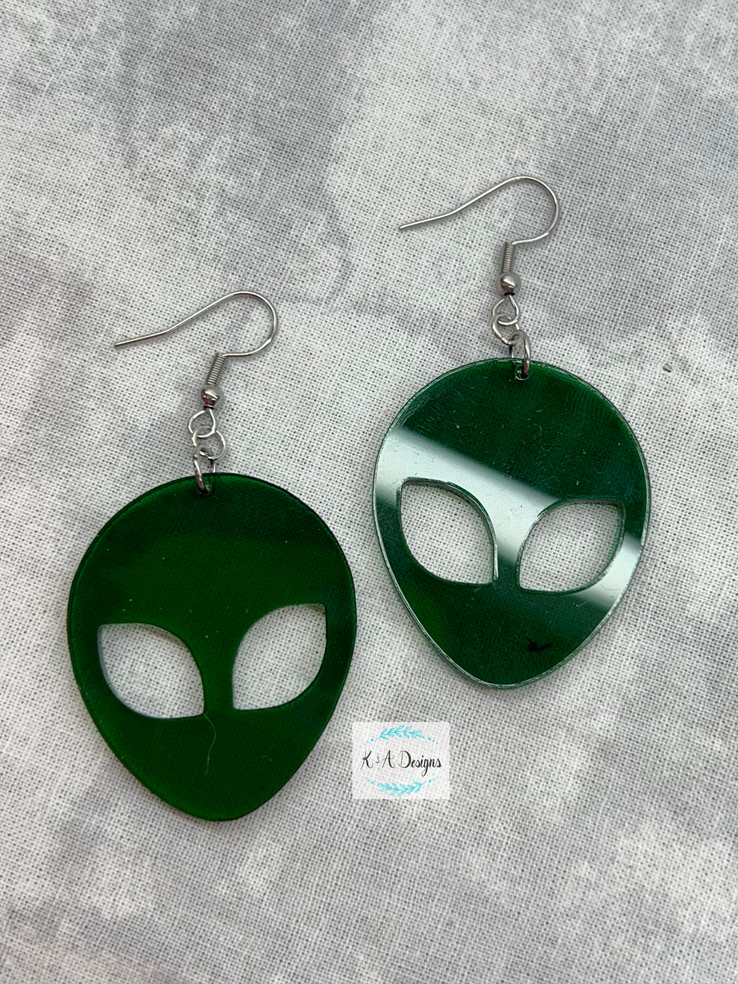 Alien Head Earrings