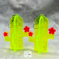 Neon Saguaro Acrylic Earrings