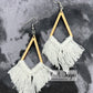 Geometric Macrame Earrings