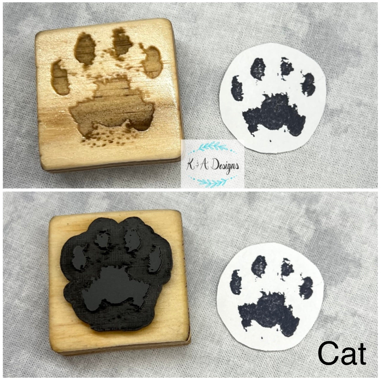 Generic Pawprint Stamp – K&A Designs