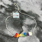 Rainbow Gemstone Adjustable Bracelet