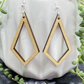 Geometric Outline Hanging Earrings