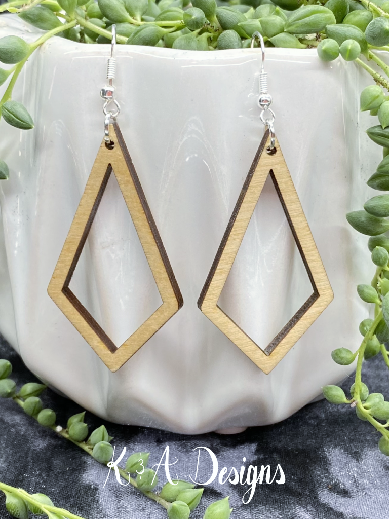 Geometric Outline Hanging Earrings