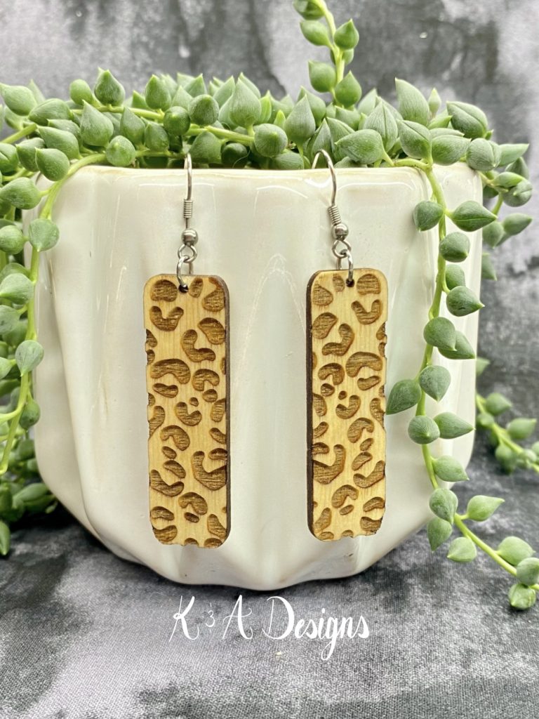 Leopard Hanging Earrings