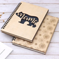 Wood Cover Spiral Notebook