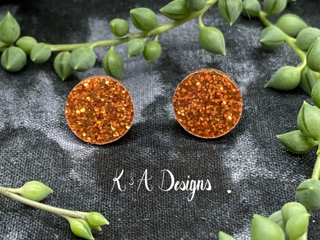 Circle Stud Earrings