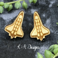 Space Shuttle Stud Earrings