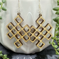 Geometric Outline Hanging Earrings