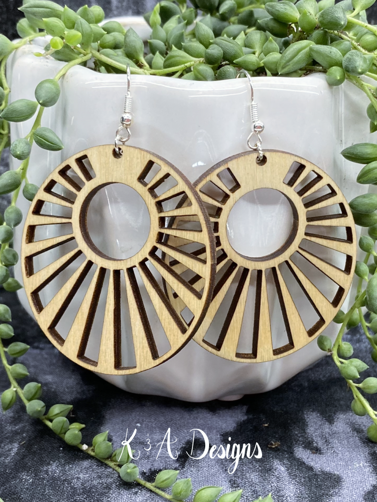 Sunburst Hanging Earrings