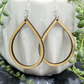 Geometric Outline Hanging Earrings