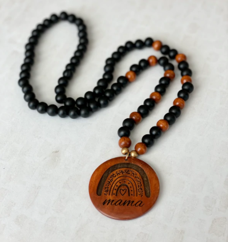 Wood Beaded Necklace